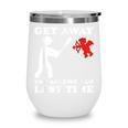 Baseball Anti Valentine Humor Cupid Joke Men Women Wine Tumbler