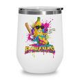 Baseball Banana Splatter Sports Kids Teens Premium Tri-Blend Wine Tumbler