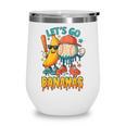 Baseball Banana Sports Drip Art For Kids Wine Tumbler Baseball Banana Sports Drip Art For Kids Wine Tumbler