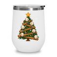 Baseball Bat Christmas Tree Lights Holiday Xmas Wine Tumbler Baseball Bat Christmas Tree Lights Holiday Xmas Wine Tumbler
