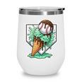 Baseball Boys Ice Cream Drip Baseball Boys Youth Mint Choco Wine Tumbler Baseball Boys Ice Cream Drip Baseball Boys Youth Mint Choco Wine Tumbler