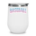 Baseball Bubble Letter Wine Tumbler Baseball Bubble Letter Wine Tumbler