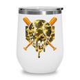Baseball Camo Boys Ice Cream Youth Baseball Wine Tumbler