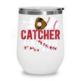 Baseball Catcher Papaw Proud Papaw Of A Baseball Catcher Wine Tumbler