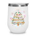 Baseball Christmas Tree Lights Wine Tumbler Baseball Christmas Tree Lights Wine Tumbler