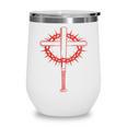 Baseball Cross Bats Pitcher Jesus Faith Wine Tumbler Baseball Cross Bats Pitcher Jesus Faith Wine Tumbler