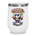 Baseball Cute Youth Ice Cream Valentine Day Sporty Fun Wine Tumbler Baseball Cute Youth Ice Cream Valentine Day Sporty Fun Wine Tumbler