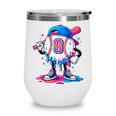 Baseball Drip 8th 8 Year Old Birthday Boys Pitcher Player Wine Tumbler Baseball Drip 8th 8 Year Old Birthday Boys Pitcher Player Wine Tumbler