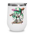 Baseball Drip For Boys Ice Cream Drip Baseball Wine Tumbler