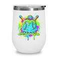Baseball Drip For Boys Ice Cream Drip Youth Boys Baseball Wine Tumbler Baseball Drip For Boys Ice Cream Drip Youth Boys Baseball Wine Tumbler
