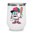 Baseball Drip Boys Ice Cream Youth Wine Tumbler