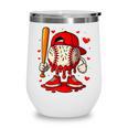 Baseball Drip Ice Cream Apparel Boys Kids Valentines Day Wine Tumbler Baseball Drip Ice Cream Apparel Boys Kids Valentines Day Wine Tumbler