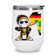 Baseball Drip Ice Cream Boys Youth Kids History Month Wine Tumbler