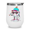 Baseball Drip Ice Cream Lifestyle Sprinkless Boy Kid Wine Tumbler