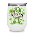 Baseball Drip Ice Cream Shamrock Irish St Patricks Men Wine Tumbler Baseball Drip Ice Cream Shamrock Irish St Patricks Men Wine Tumbler