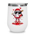 Baseball Drip Ice Cream Sunglasses Boys Youth Kids Valentine Wine Tumbler
