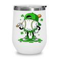 Baseball Drip Icecream Apparel Youth Boy St Patrick's Day Wine Tumbler Baseball Drip Icecream Apparel Youth Boy St Patrick's Day Wine Tumbler