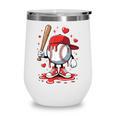 Baseball Drip Icecream Apparel Youth Boy Valentine Wine Tumbler Baseball Drip Icecream Apparel Youth Boy Valentine Wine Tumbler