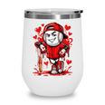 Baseball Drip Icecream Heart Red Valentine Day Boys Kids Wine Tumbler Baseball Drip Icecream Heart Red Valentine Day Boys Kids Wine Tumbler
