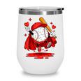 Baseball Drip Icecream Youth Boy Valentine Wine Tumbler Baseball Drip Icecream Youth Boy Valentine Wine Tumbler
