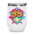 Baseball Drip Jersey Number 99 For Players & 99th Birthday Wine Tumbler Baseball Drip Jersey Number 99 For Players & 99th Birthday Wine Tumbler
