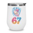 Baseball Drip Number 67 Player 67th Birthday Ice Cream 67 Wine Tumbler Baseball Drip Number 67 Player 67th Birthday Ice Cream 67 Wine Tumbler