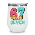 Baseball Drip Number 67 Player Trendy 6 7 Meme Wine Tumbler Baseball Drip Number 67 Player Trendy 6 7 Meme Wine Tumbler