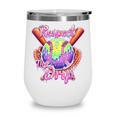 Baseball Drip Respect The Drip Purple Ice Cream Sprinkles Wine Tumbler