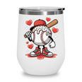 Baseball Drip Valentine Boys Women Men Hearts Sport Love Wine Tumbler Baseball Drip Valentine Boys Women Men Hearts Sport Love Wine Tumbler