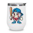 Baseball Drippy Style Apparel For Boys Youth Cool Baseball Wine Tumbler Baseball Drippy Style Apparel For Boys Youth Cool Baseball Wine Tumbler