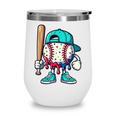 Baseball Drippy Style Apparel For Boys Youth Drip Baseball Wine Tumbler Baseball Drippy Style Apparel For Boys Youth Drip Baseball Wine Tumbler