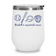 Baseball Is My Favorite Season Sports Minimalist Line Art Wine Tumbler Baseball Is My Favorite Season Sports Minimalist Line Art Wine Tumbler