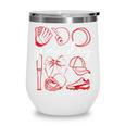 Baseball Game Day Coquette Game Day Baseball Wine Tumbler Baseball Game Day Coquette Game Day Baseball Wine Tumbler