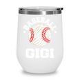 Baseball Gigi Distressed Vintage Grandma Game Day Wine Tumbler Baseball Gigi Distressed Vintage Grandma Game Day Wine Tumbler