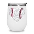 Baseball Heart Love Game Sports Fan Game Day Wine Tumbler Baseball Heart Love Game Sports Fan Game Day Wine Tumbler