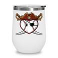 Baseball Heart Pirate Hat Crossed Swords Men Boys Kids Youth Wine Tumbler Baseball Heart Pirate Hat Crossed Swords Men Boys Kids Youth Wine Tumbler