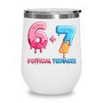 Baseball Ice Cream Drip 67 Official Teenager 13th Birthday Wine Tumbler Baseball Ice Cream Drip 67 Official Teenager 13th Birthday Wine Tumbler