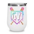 Baseball Ice Cream Drip 67 Player Dabbing Six Seven Boys Wine Tumbler