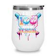Baseball Ice Cream Drip I Hit 100 Days Of School Boys Kids Wine Tumbler