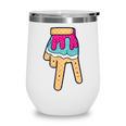 Baseball Ice Cream Drip Home Plate Glove Respect Drip 2 Side Wine Tumbler Baseball Ice Cream Drip Home Plate Glove Respect Drip 2 Side Wine Tumbler