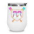 Baseball Ice Cream Drip Number 23 Player 23rd Birthday Wine Tumbler Baseball Ice Cream Drip Number 23 Player 23rd Birthday Wine Tumbler