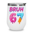 Baseball Ice Cream Drip Number 67 Player Or 67th Birthday Wine Tumbler