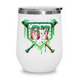 Baseball Ice Cream Drip Number 67 Six Seven Meme Christmas Wine Tumbler