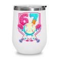 Baseball Ice Cream Drip Number 67 Six Seven Meme 67 Wine Tumbler Baseball Ice Cream Drip Number 67 Six Seven Meme 67 Wine Tumbler