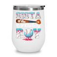 Baseball Ice Cream Drip Sista Of The Birthday Boy Wine Tumbler