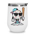 Baseball Ice Cream Drip Sports Boys Kids Youth Men Wine Tumbler Baseball Ice Cream Drip Sports Boys Kids Youth Men Wine Tumbler