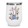 Baseball Ice Cream Drip Youth Boys Cute Easter Sports Wine Tumbler