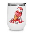 Baseball Ice Cream Drip Youth Strawberry Baseball Red Wine Tumbler Baseball Ice Cream Drip Youth Strawberry Baseball Red Wine Tumbler