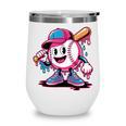 Baseball Ice Cream Shirt Cool Baseball Drip For Boys Wine Tumbler Baseball Ice Cream Shirt Cool Baseball Drip For Boys Wine Tumbler