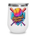 Baseball Lifestyle Drip Icecream Wine Tumbler